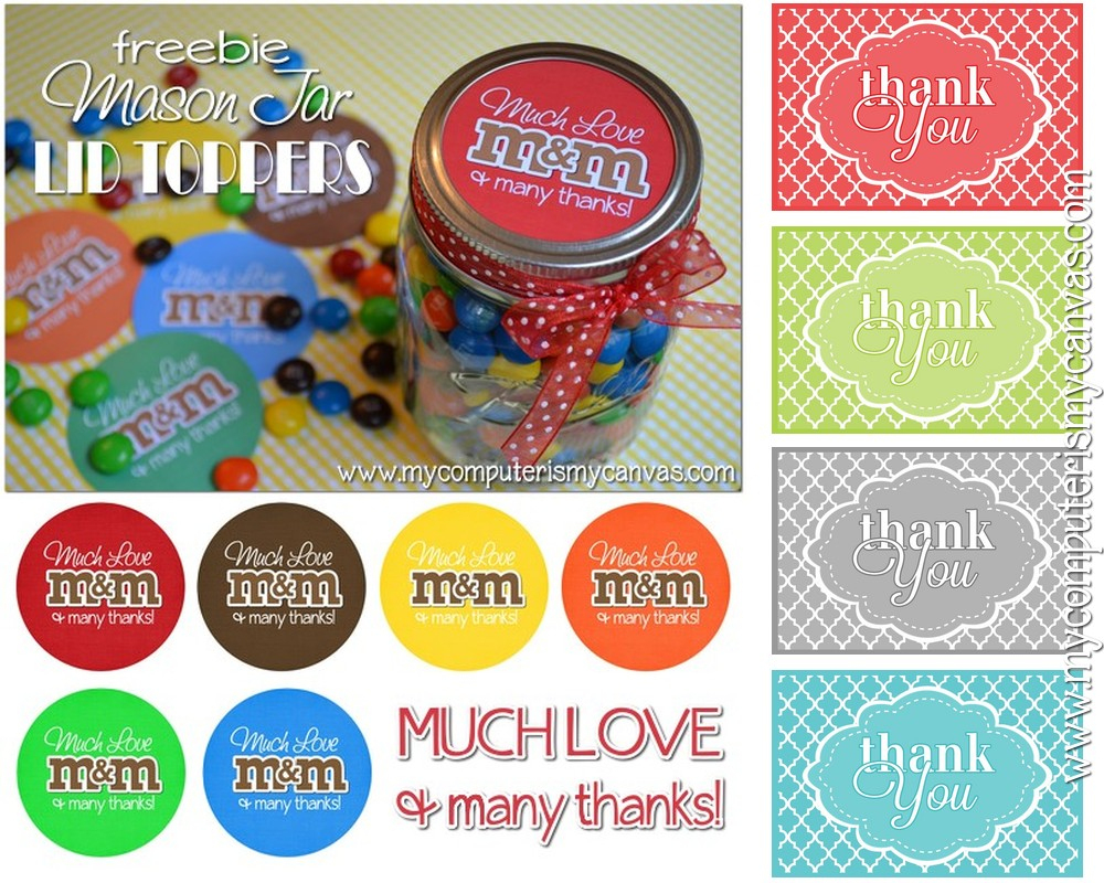 Thank You Candy Tags - Eighteen25 - Free Printable Lifesaver Tags
