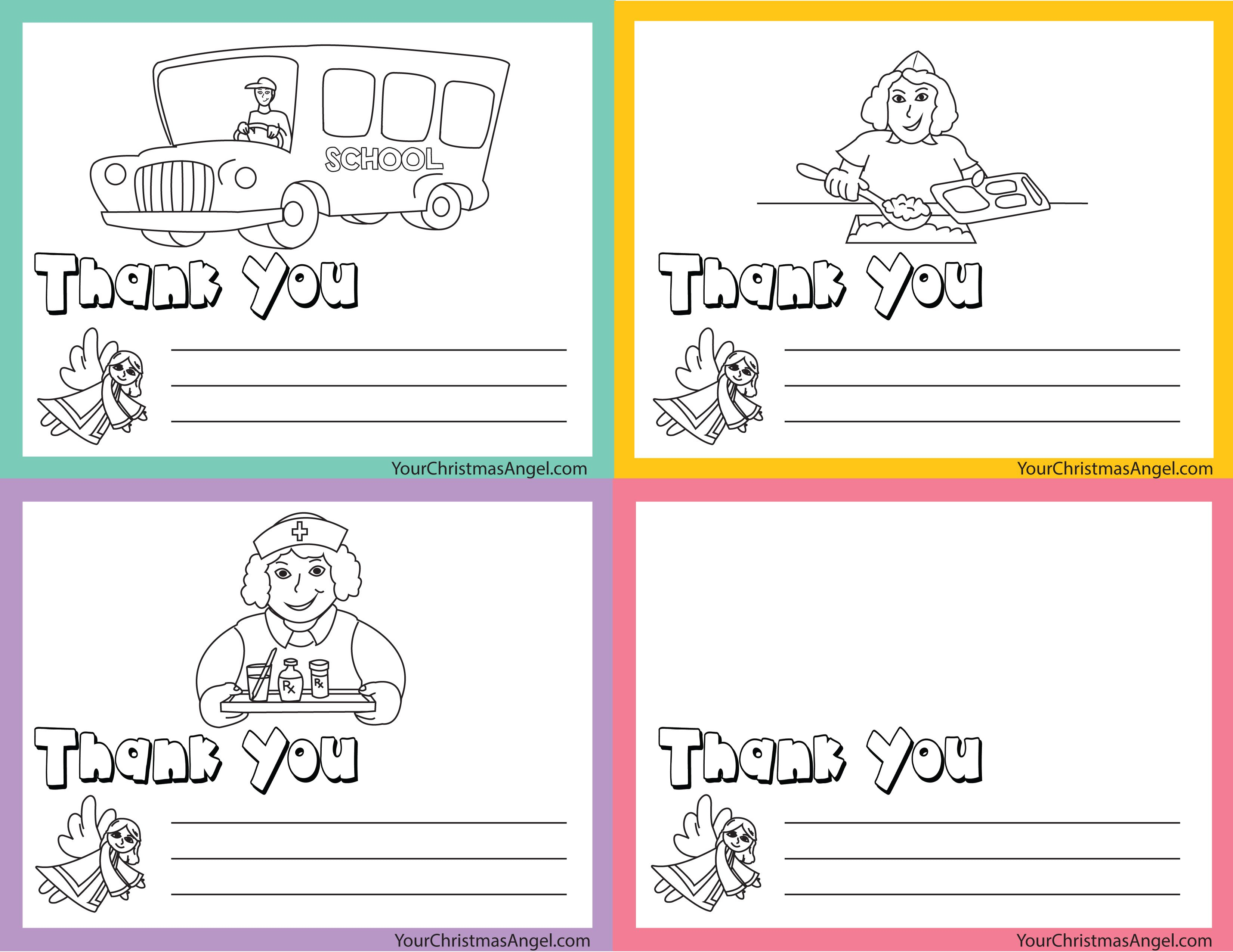 Thank You Cards For Those In Our School Systems!! Great For Teachers - Free Printable Volunteer Thank You Cards