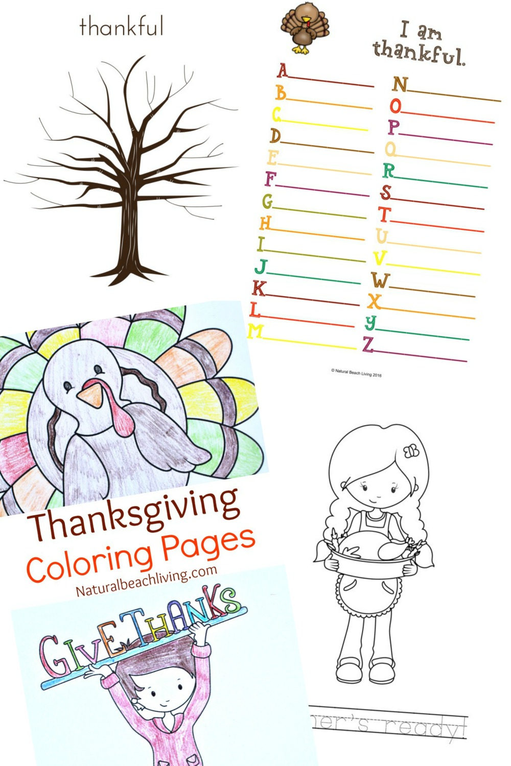Thanksgiving Printables For Kids - Natural Beach Living - Free Printable Thanksgiving Activities For Preschoolers