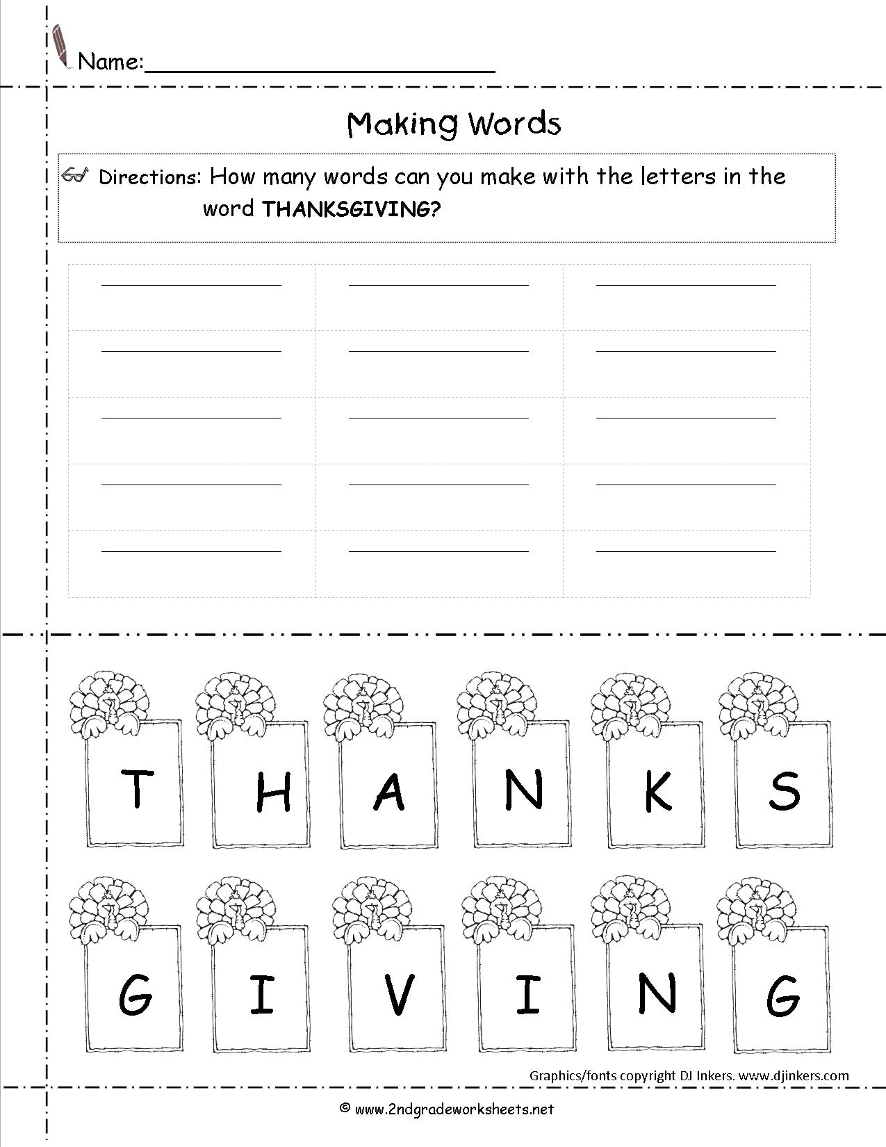 Thanksgiving Printouts And Worksheets - Free Printable Thanksgiving Math Worksheets For 3Rd Grade