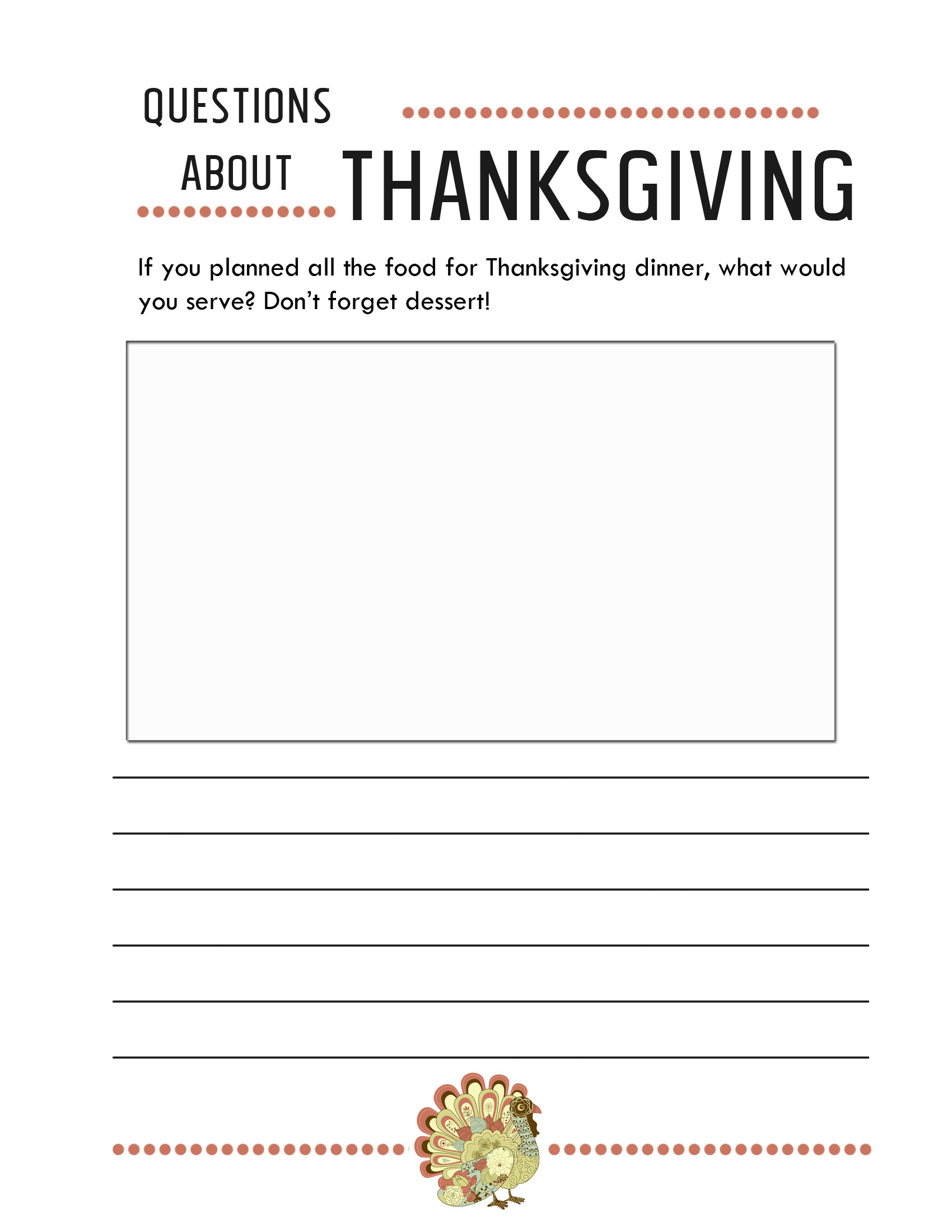 Thanksgiving Worksheets {Free Printables} - Jessicalynette - Free Printable Thanksgiving Worksheets