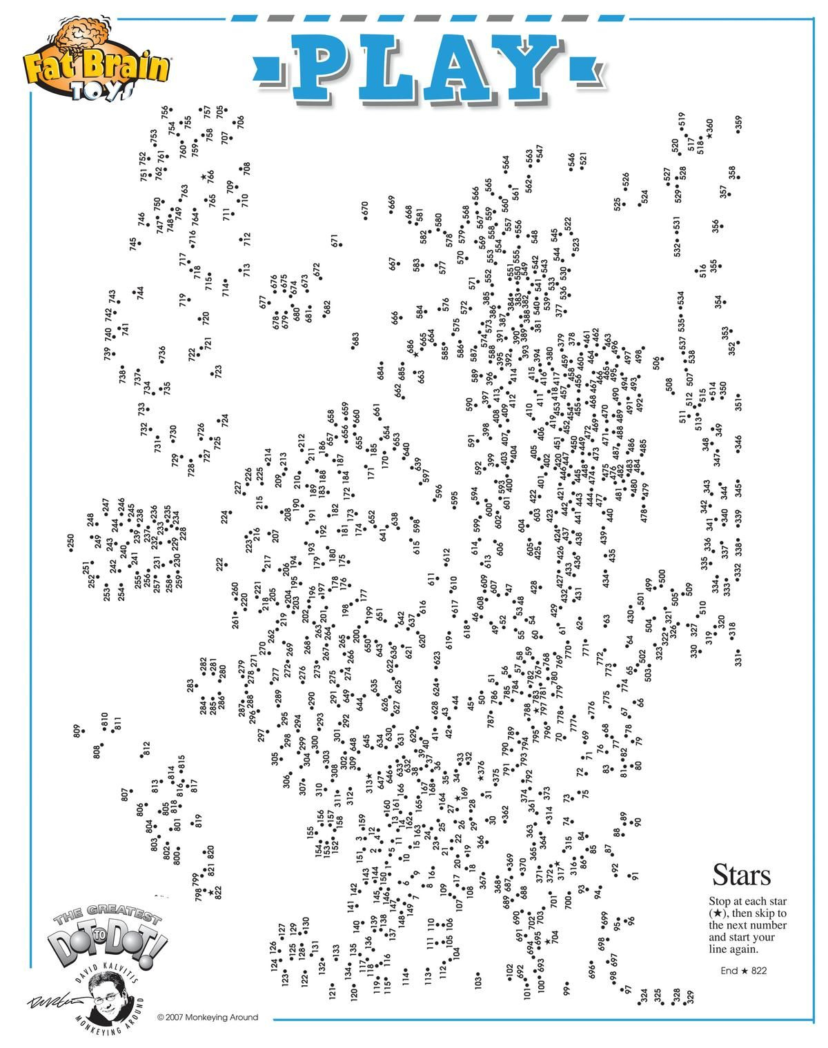 The Greatest Dot To Dot - Free Printable Activity | Pinterest | Dots - Free Printable Activities For Adults