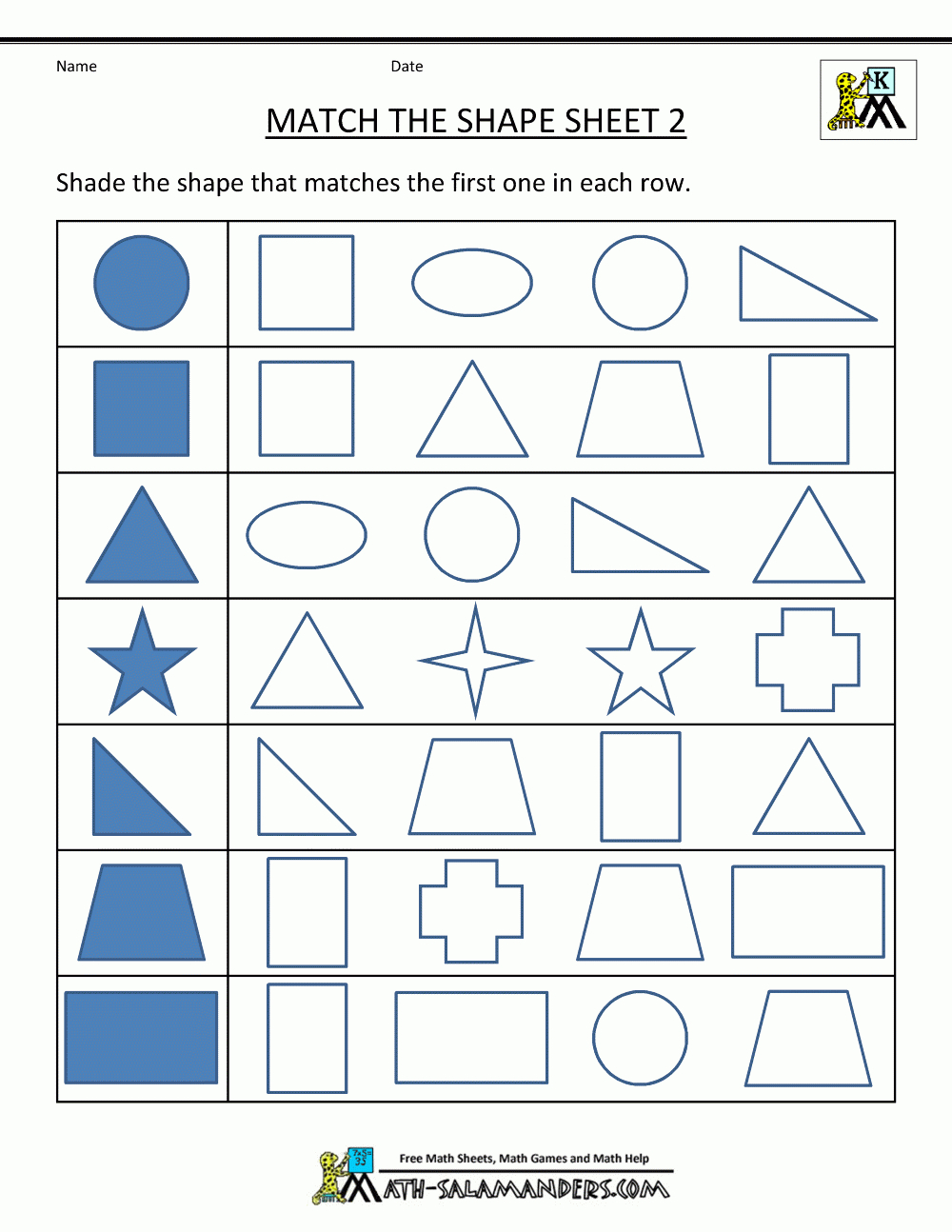 The Kindergarten Section Involves Shapes That Have Been Tipped Or - Free Printable Shapes Worksheets For Kindergarten