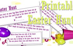 Easter Scavenger Hunt Riddles Free Printable
