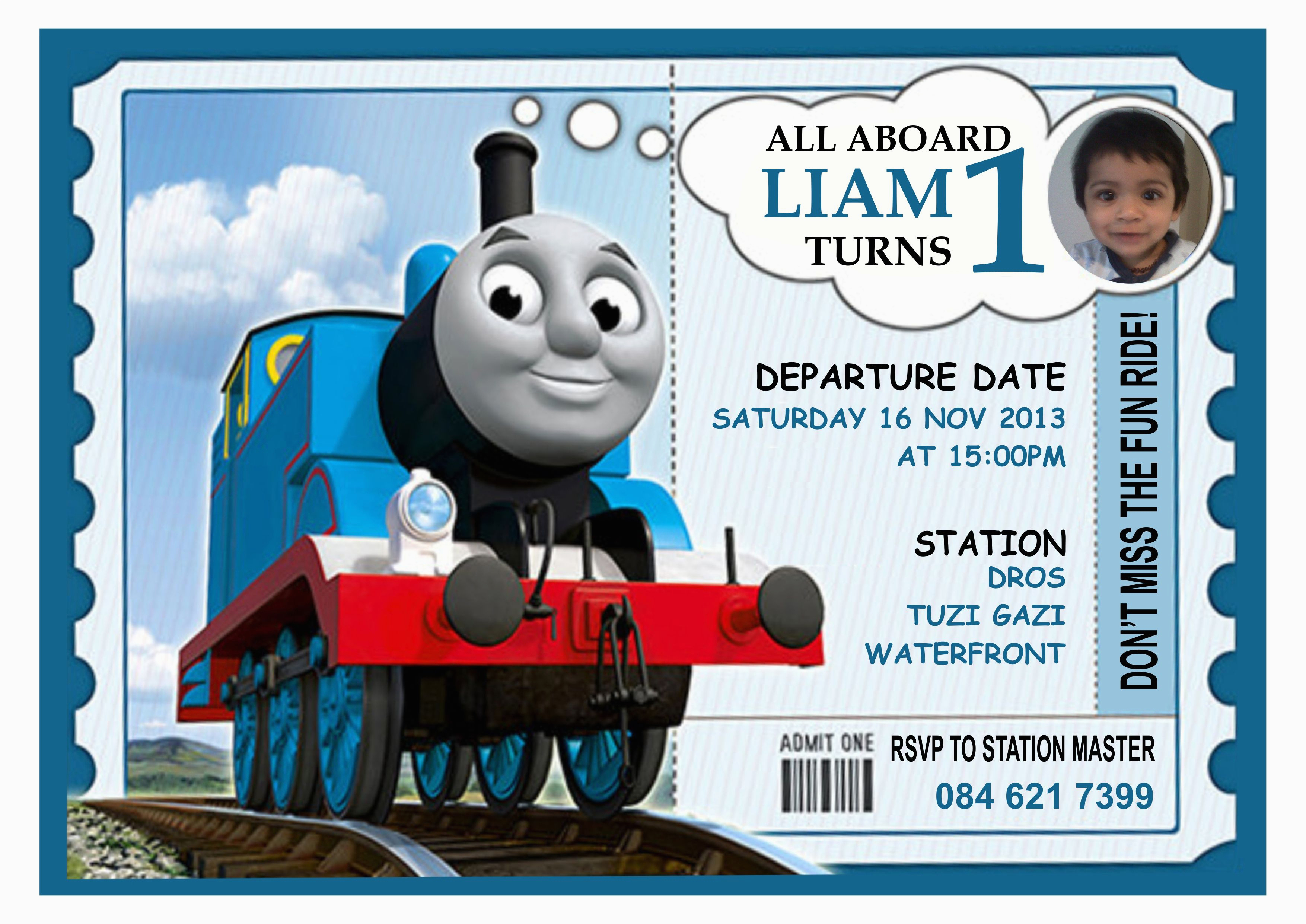 Thomas Birthday Invites 9 Train Birthday Invitations For Kid Free - Thomas Invitations Printable Free