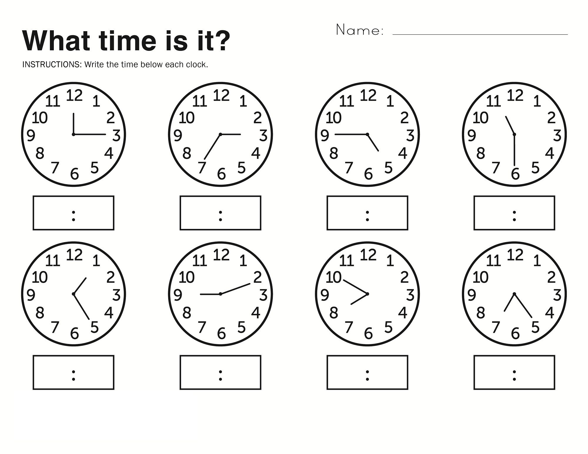 Time Elapsed Worksheets To Print | Math Fun | Free Kindergarten - Elapsed Time Worksheets Free Printable