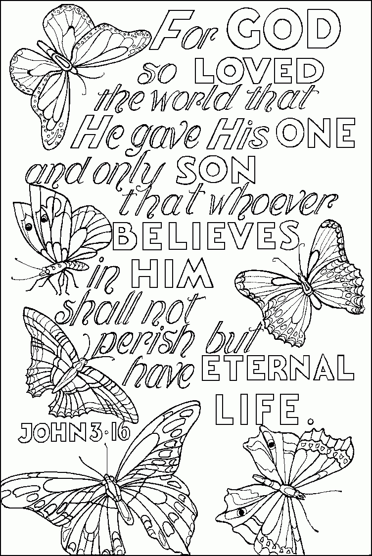 Top 10 Free Printable Bible Verse Coloring Pages Online | Christian - Free Printable Bible Coloring Pages With Verses