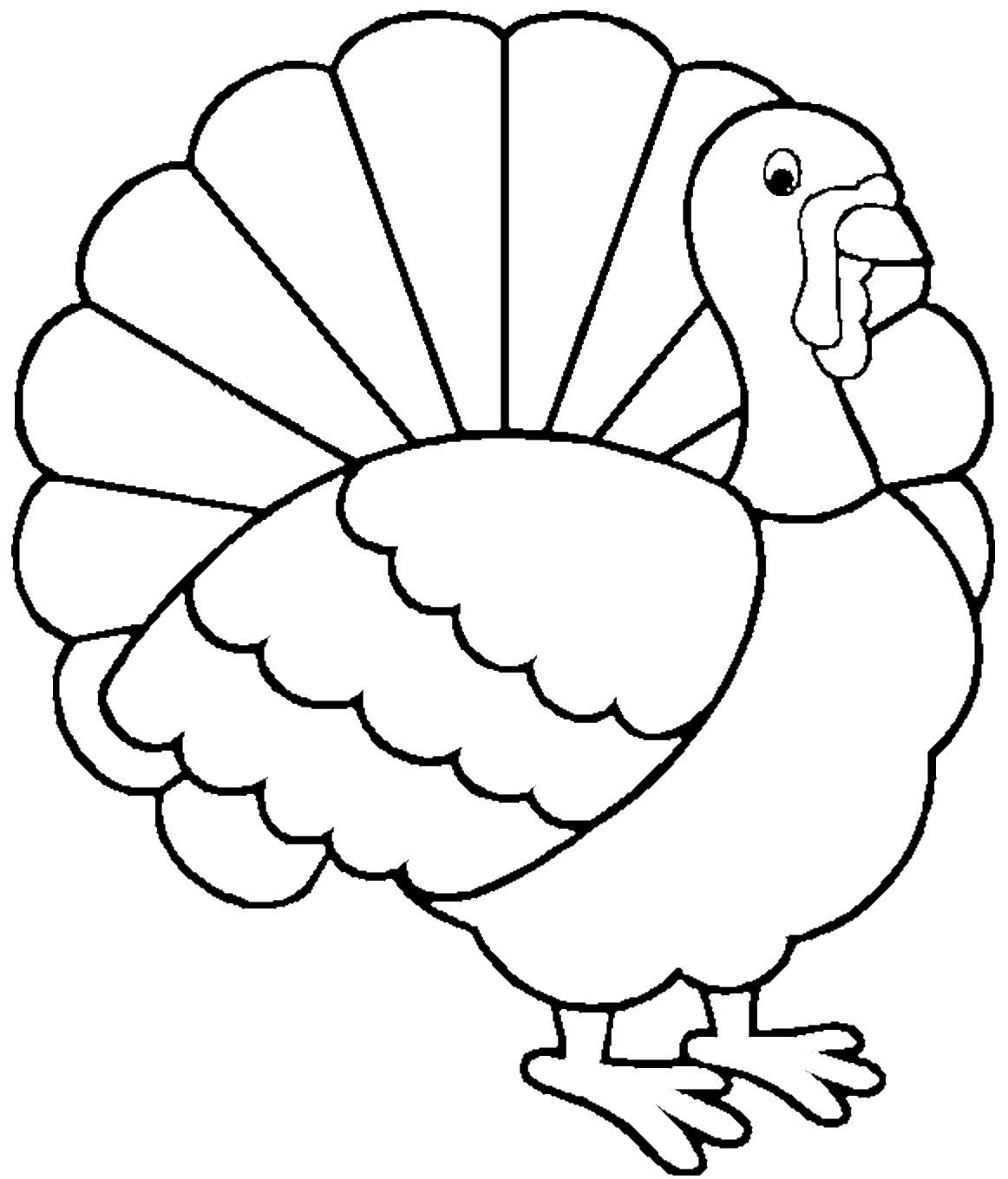 Turkey Coloring Page - Free Large Images | Adult And Children&amp;#039;s - Free Printable Pictures Of Turkeys To Color