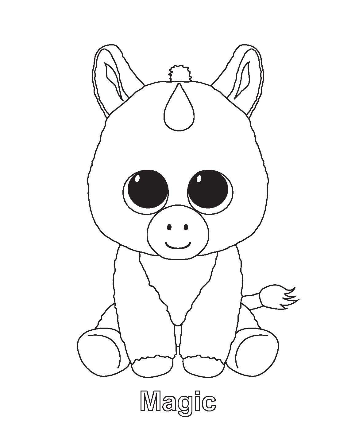Ty Beanie Boo Coloring Pages Download And Print For Free | C&amp;#039;s Pet - Free Printable Beanie Boo Coloring Pages