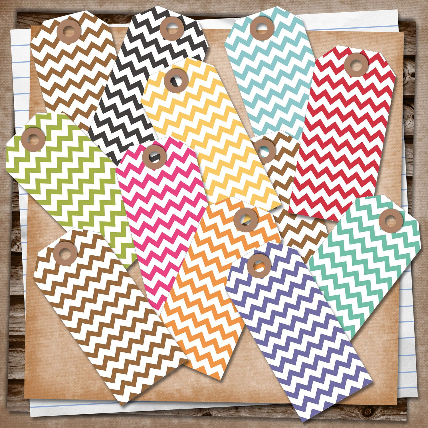 U Printablesrebeccab: Free Printable - Chevron Tags | Printables - Free Printable Chevron Labels