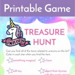 Unicorn Treasure Hunt Game Free Printable   Growing Play   Free Printable Treasure Hunt Games