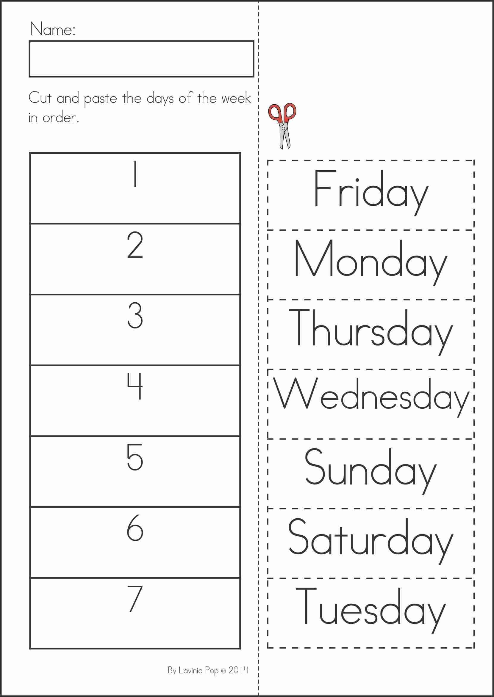 Unique Kindergarten Worksheets Cut And Paste | Fun Worksheet - Free Printable Kindergarten Worksheets Cut And Paste