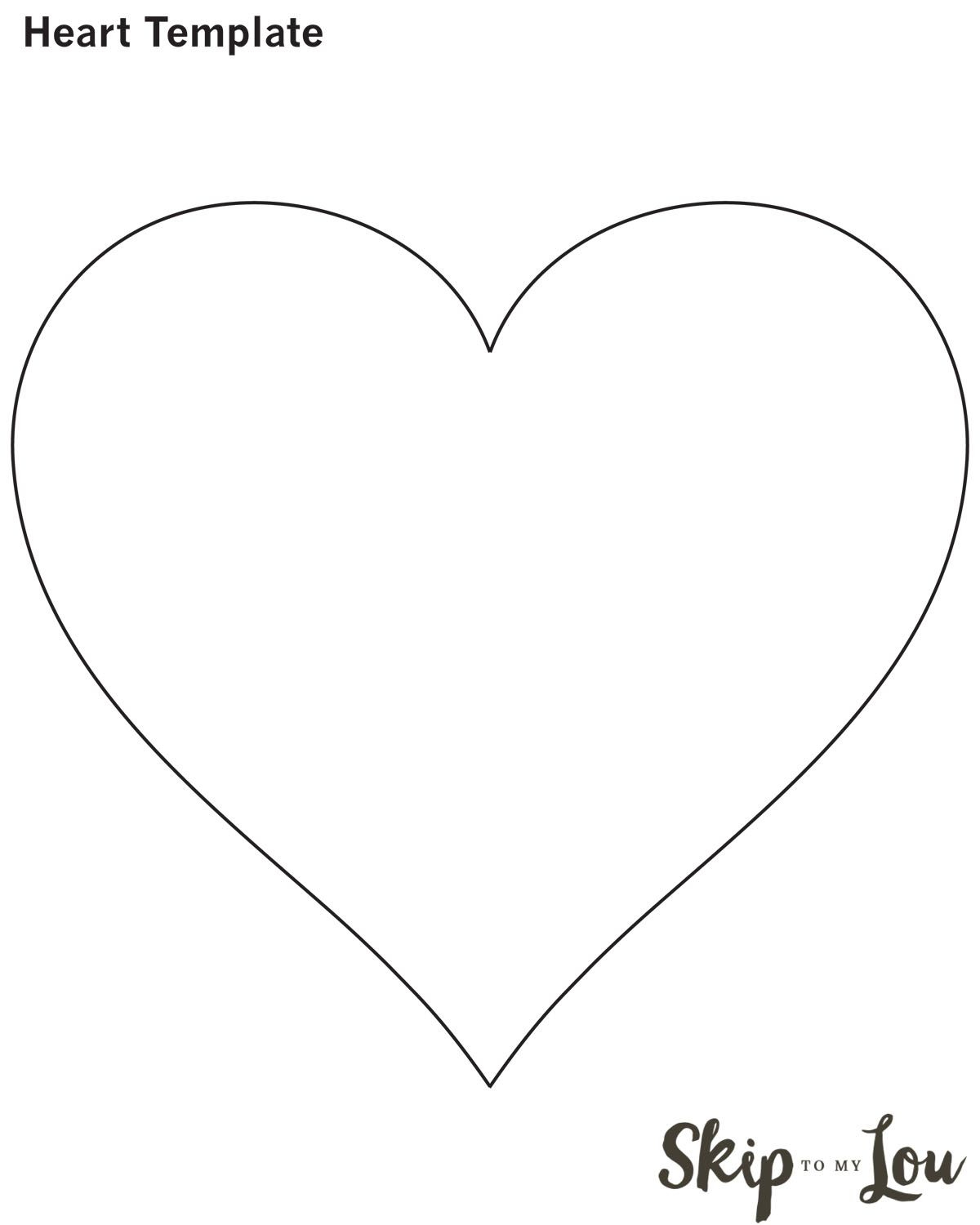 Valentine Heart Attack Idea With Free Printable Heart Template - Free Printable Hearts