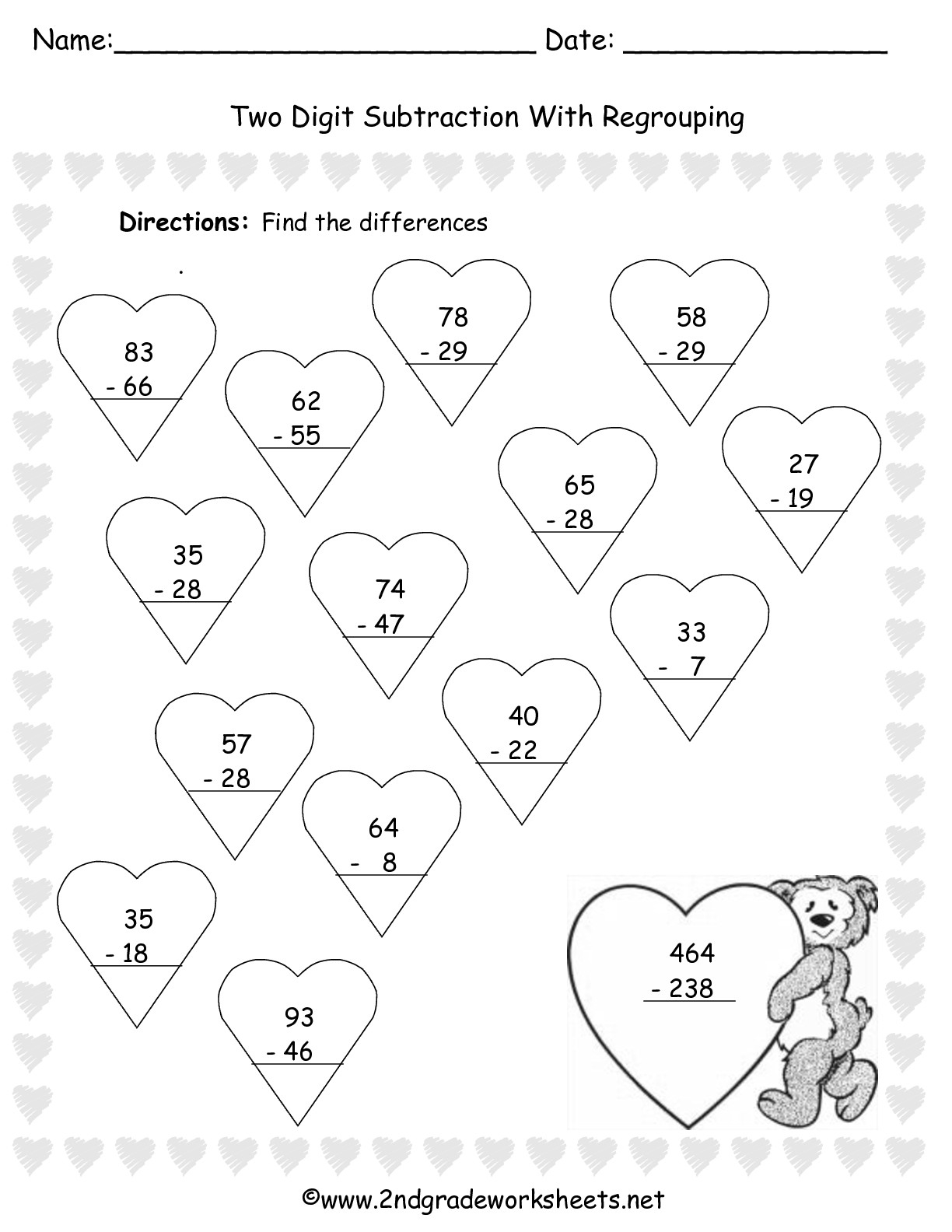 Valentine&amp;#039;s Day Printouts And Worksheets - Free Printable Valentine Math Worksheets