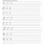 Victorian Cursive Handwriting Worksheets | Movedar   Free Printable Script Writing Worksheets
