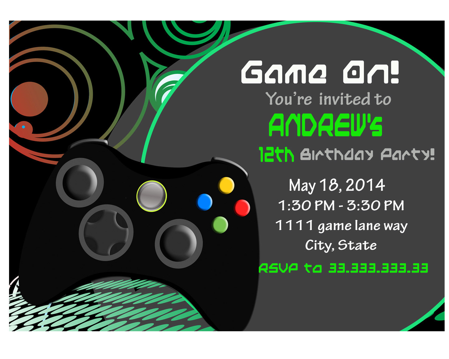 Video Game Party Invitations Video Game Party Invitations For Owning - Free Printable Video Game Party Invitations