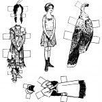 Vintage Kids Printable   Thanksgiving Paper Dolls   Cut And Color   Free Printable Paper Dolls