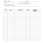 Volunteer Hours Log Sheet Template | Spreedsheets | Pinterest   Free Printable Community Service Log Sheet