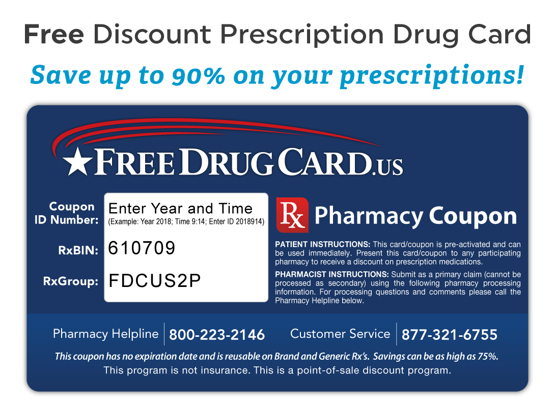 Walgreens Pharmacy Discount Prescription Card - Savings On Rx Drugs - Free Printable Prescription Coupons