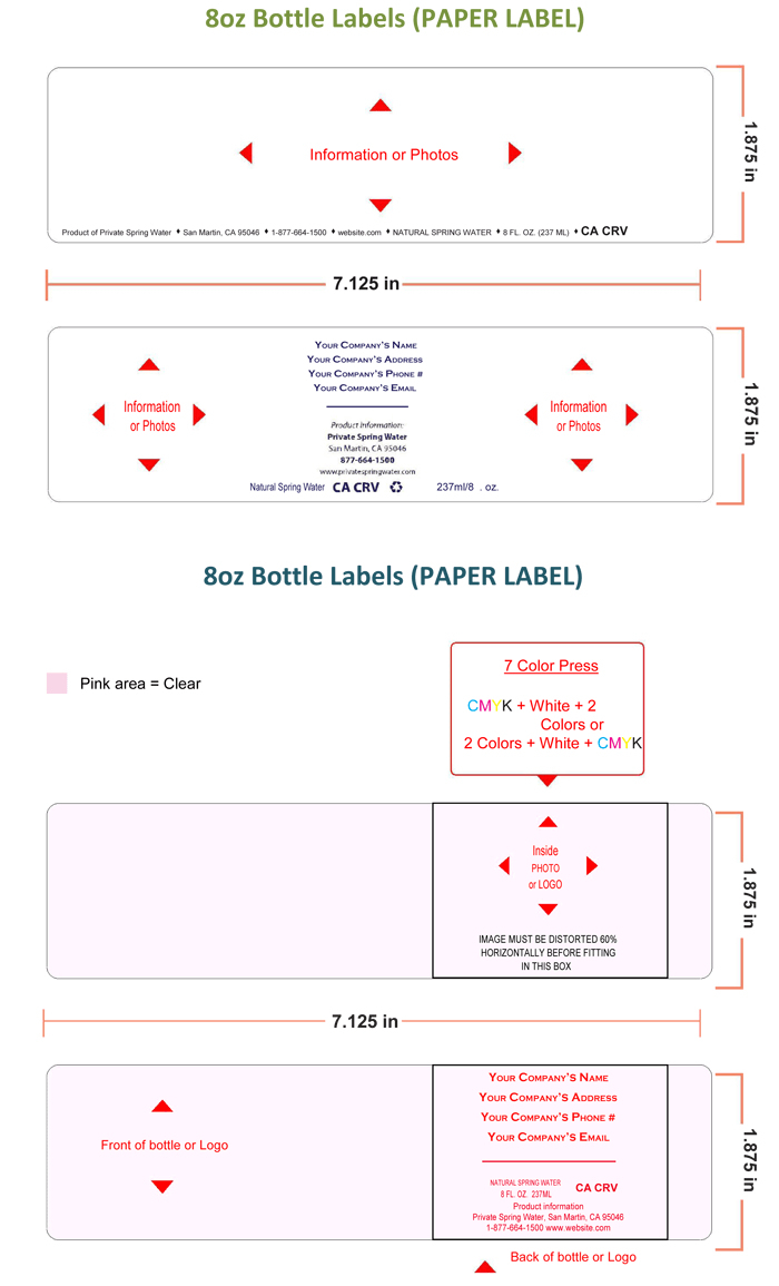 Water Bottle Labels Template With Template Free Printable W - Free Printable Water Bottle Label Template