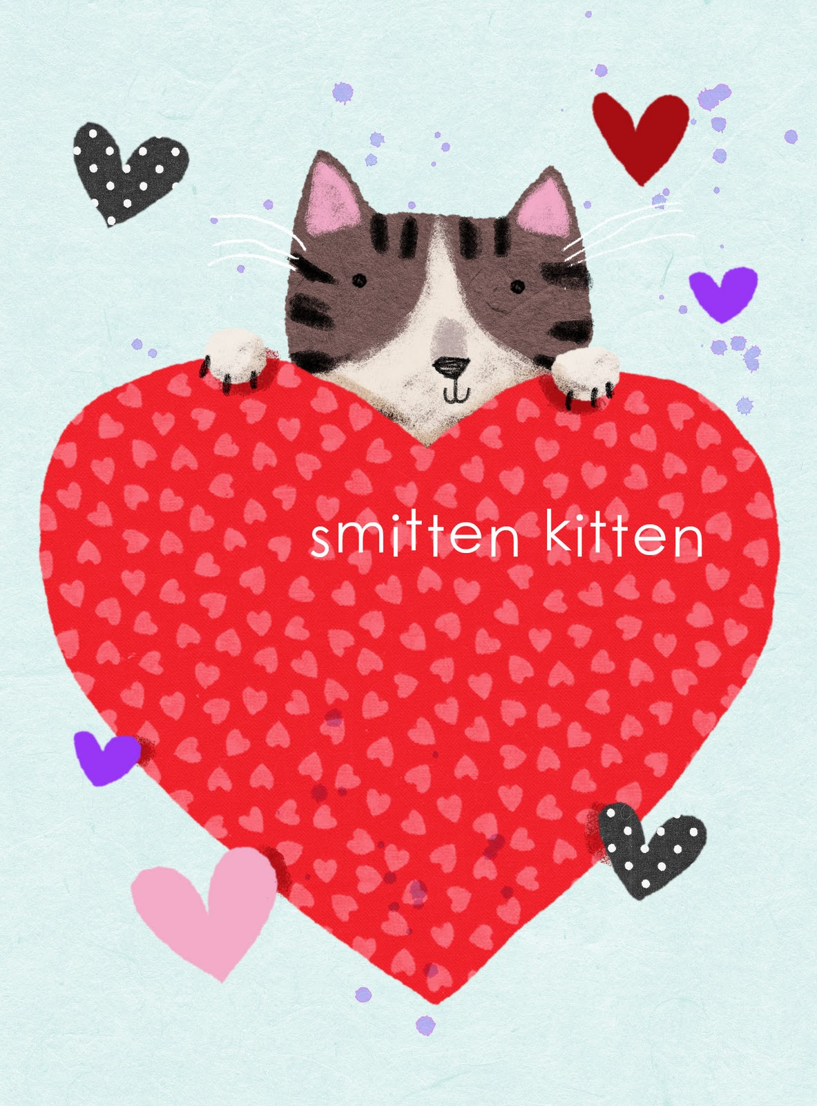 We Love To Illustrate: Free Printable Valentine&amp;#039;s Day Cards For Kids! - Free Printable Cat Valentine Cards