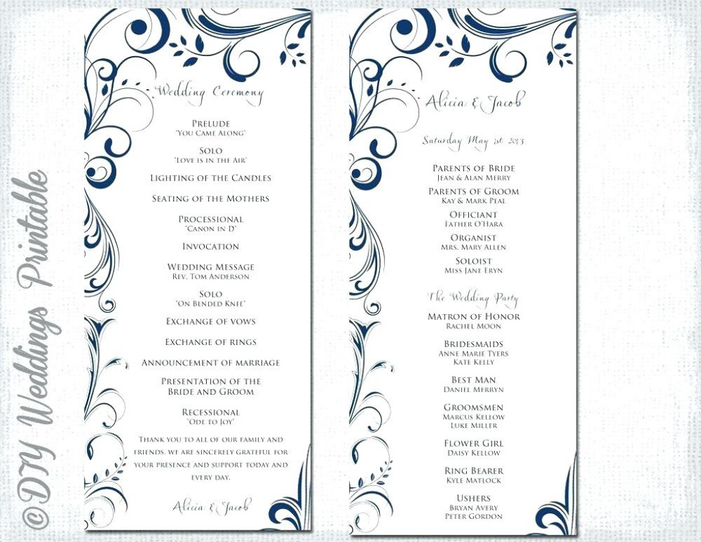 Wedding Scroll Template Wedding Scrolls Front Wedding Scrolls Diy - Free Printable Wedding Scrolls