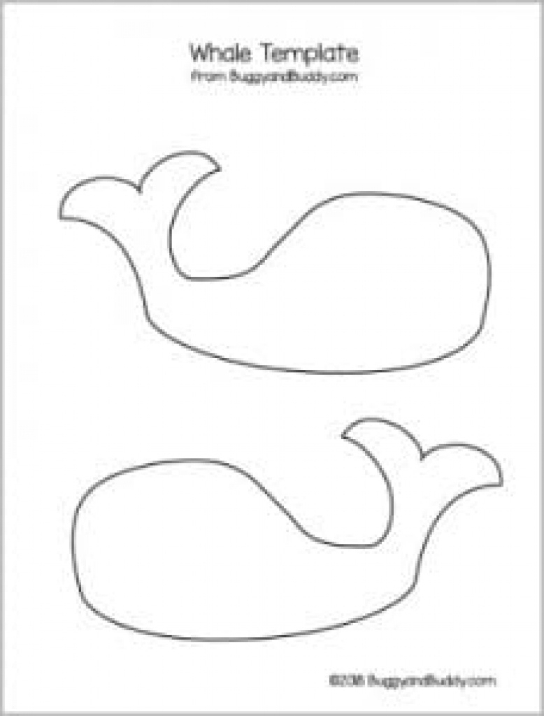 Whale Craft For Kids With Free Printable Template - Buggy And Buddy - Free Printable Whale Template