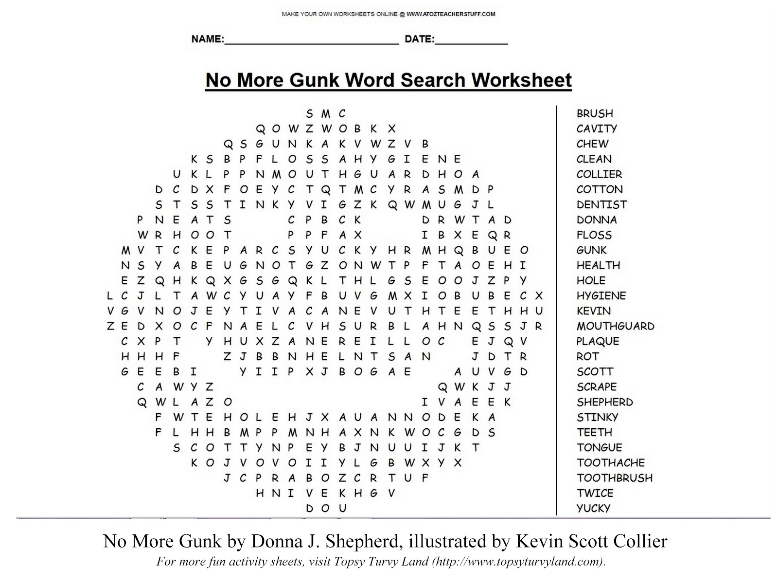 Word Search Puzzle Worksheets Crosswords Maker ~ Themarketonholly - Make Your Own Search Word Puzzle Free Printable