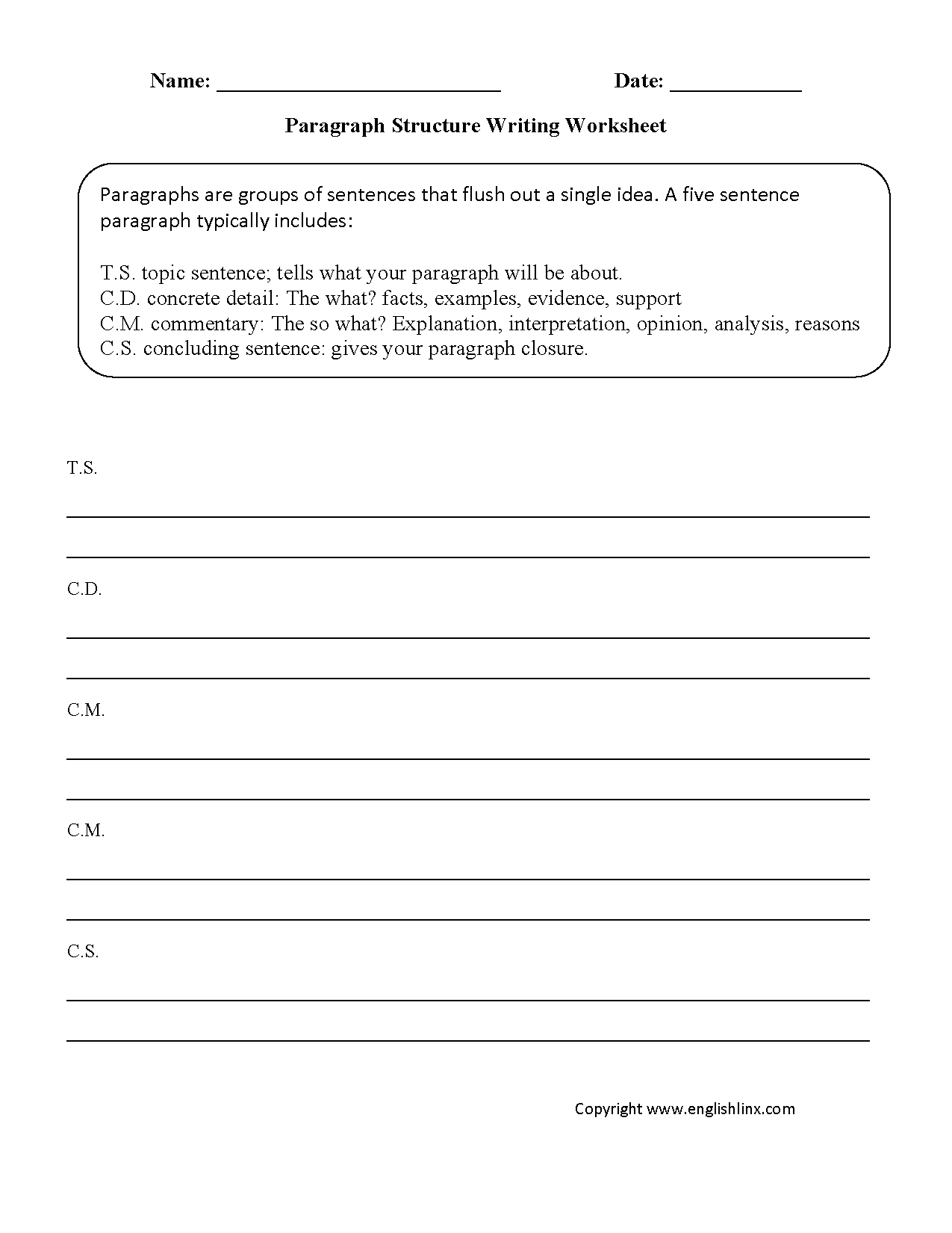 Writing Worksheets | Paragraph Writing Worksheets - Free Printable Cursive Writing Paragraphs