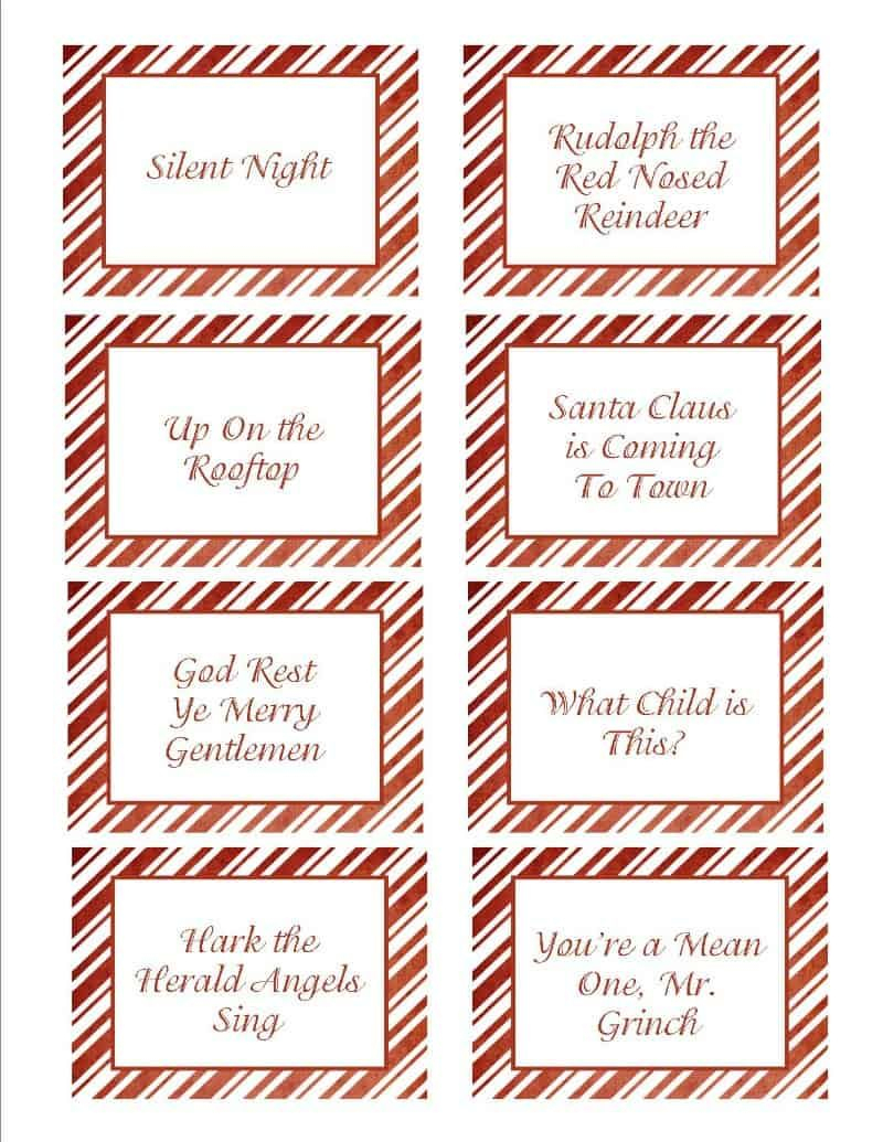 You Can Use These Printable Cards To Play Several Christmas Games - Free Printable Pictionary Cards