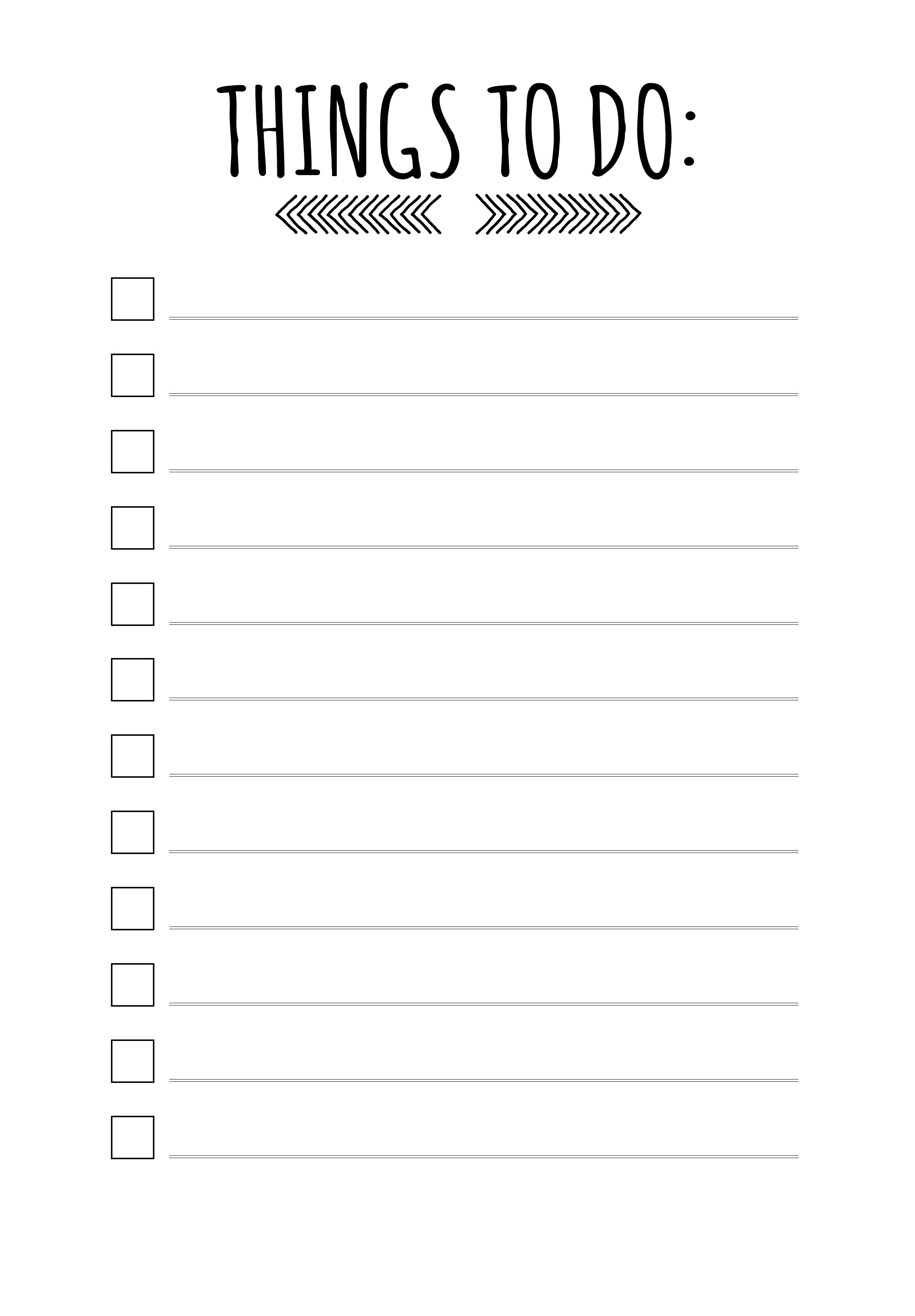 You&amp;#039;ll Want To Get Through Your To-Do List When You Have Templates - Free Printable To Do List Pdf