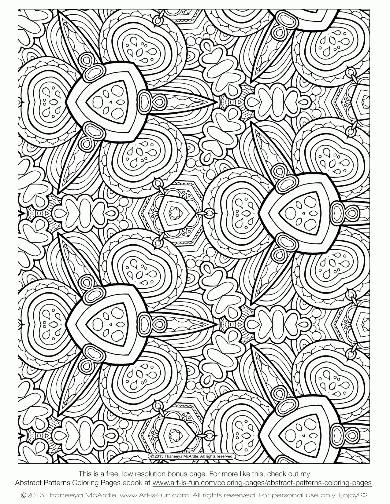 Zen And The Colored Pencil–Free Adult Coloring Pages | Ritter Ames - Free Printable Coloring Designs For Adults