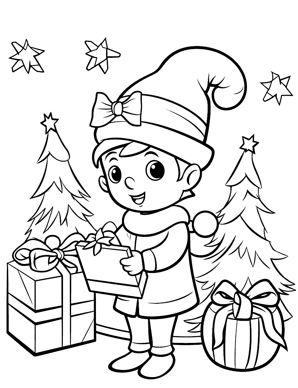 100 Christmas Coloring Pages: Free Printable Sheets - Free Full Size Printable Christmas Coloring Pages