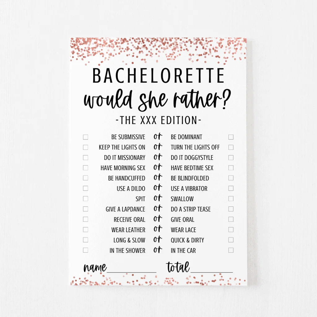 11 Bachelorette Party Games To Kick Off Your Girls Night Out - Free Printable Bachelorette Party Games Ideas