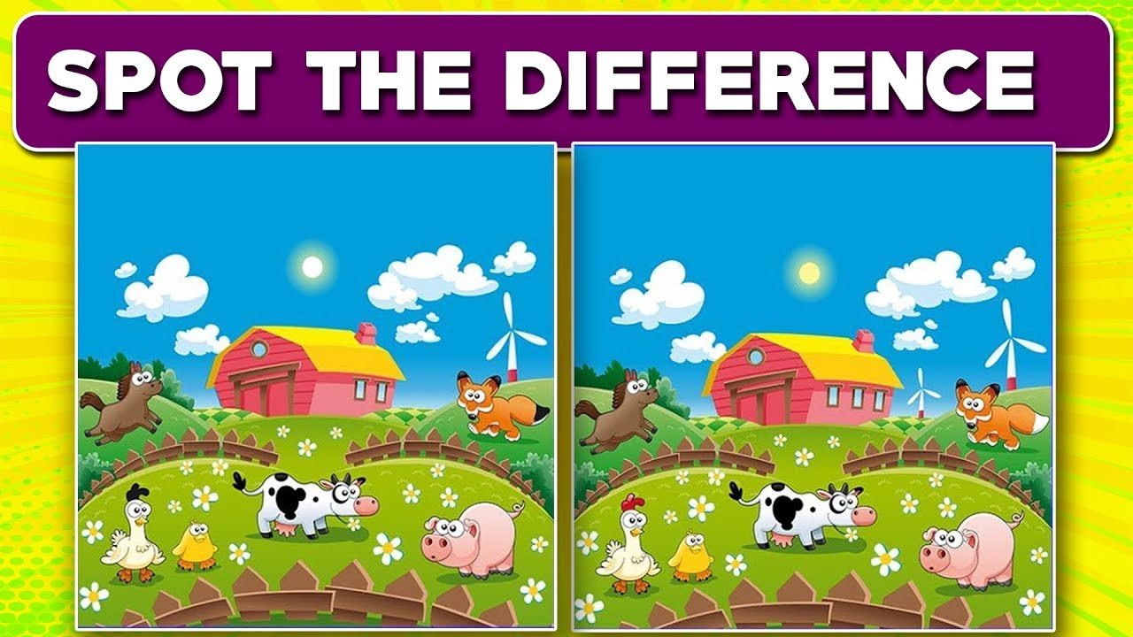 11 Best Spot The Difference Puzzles To Test Your Visual Perception - Spot The Difference For Kids