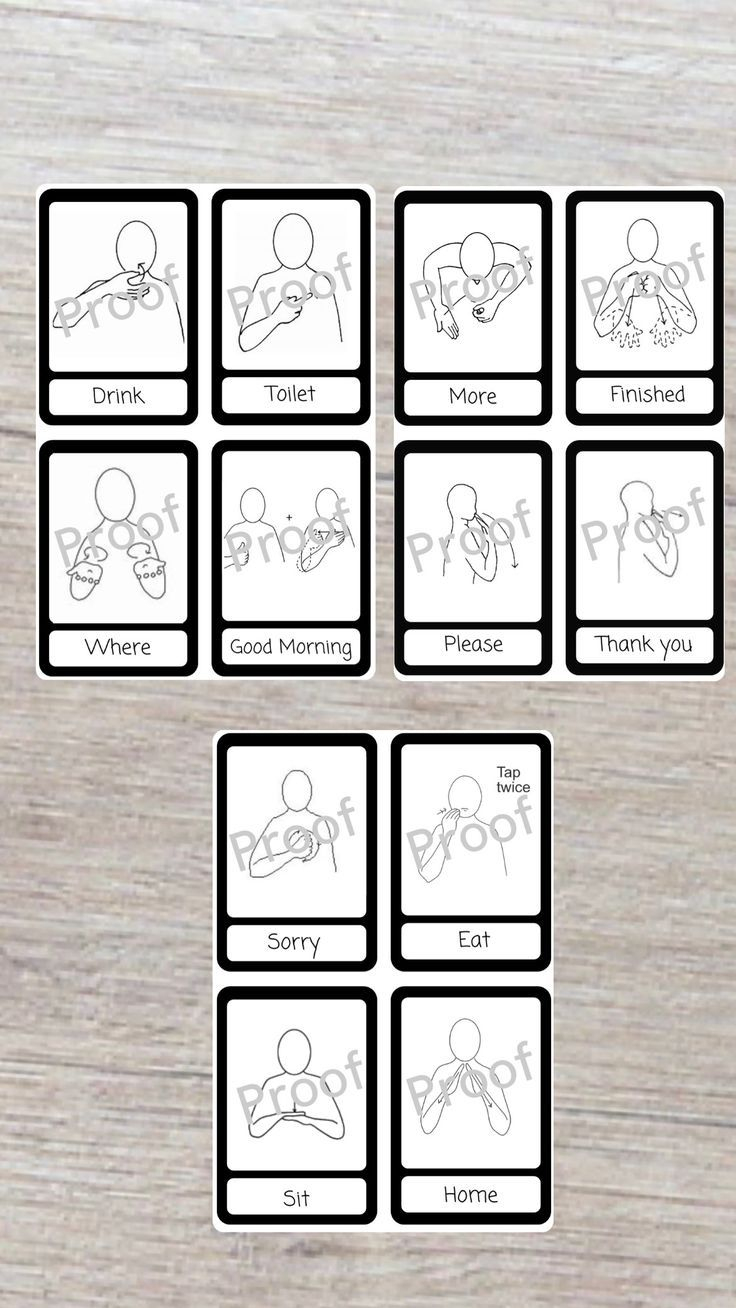 12 Makaton Flash Cards - Printable- Eyfs Communication And - Free Printable Makaton Signs