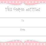 12 Sets Of Free Printable Love Coupons And Templates   Free Printable Love Coupons Blank