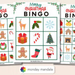 180 Christmas Bingo Cards (Free Pdf Printables)   Print Bingo Cards For Christmas