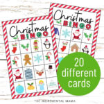 20 Free Printable Christmas Bingo Cards   The Incremental Mama   Print Bingo Cards For Christmas