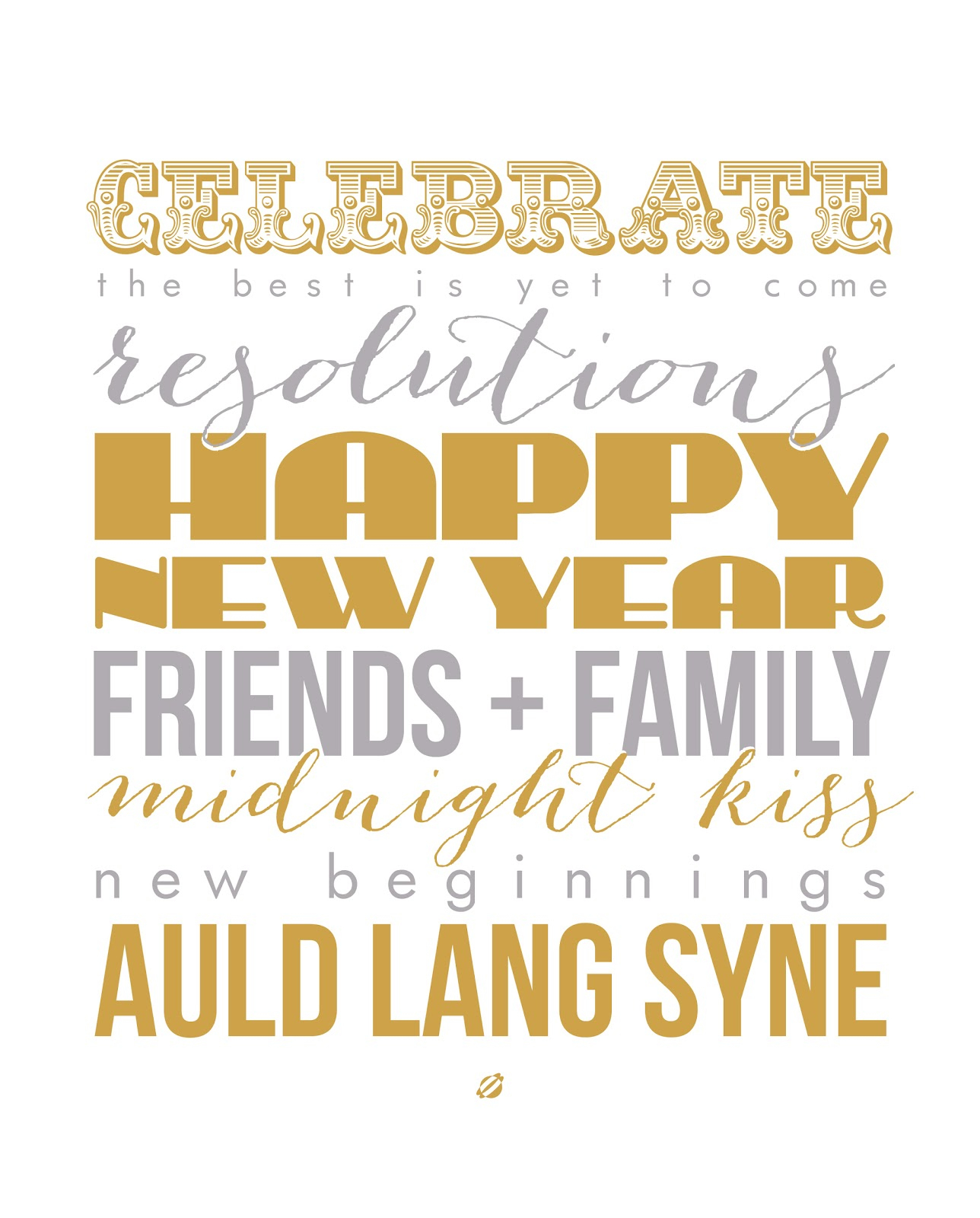 20+ New Years Free Printables - Lolly Jane - Free Printable Happy New Year Signs