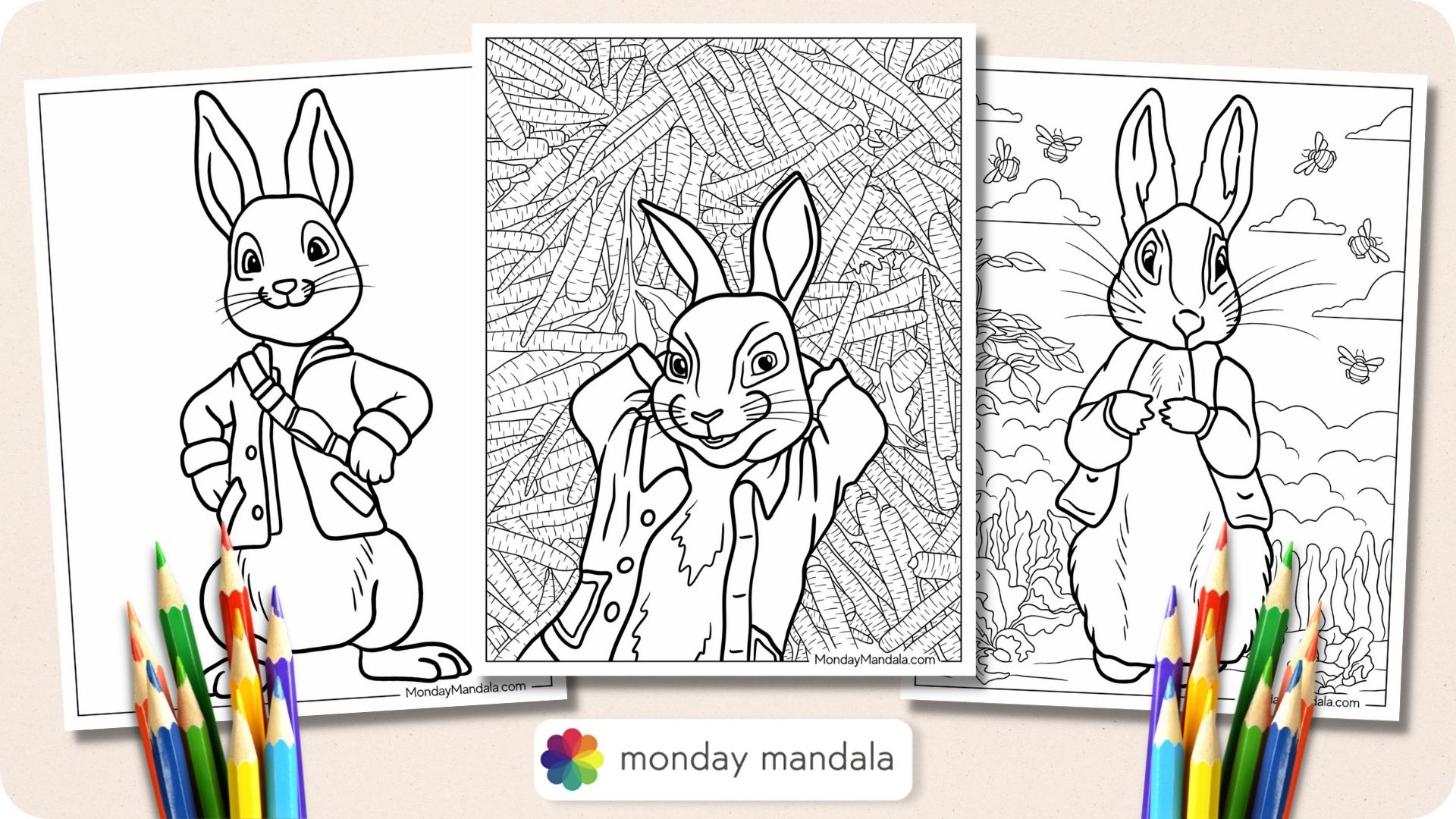 20 Peter Rabbit Coloring Pages (Free Pdf Printables) - Free Printable Peter Rabbit Images