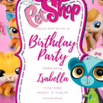 22+ The Littlest Pet Shop Canva Birthday Invitation Templates   Free Printable Littlest Pet Shop Birthday Party Invitations