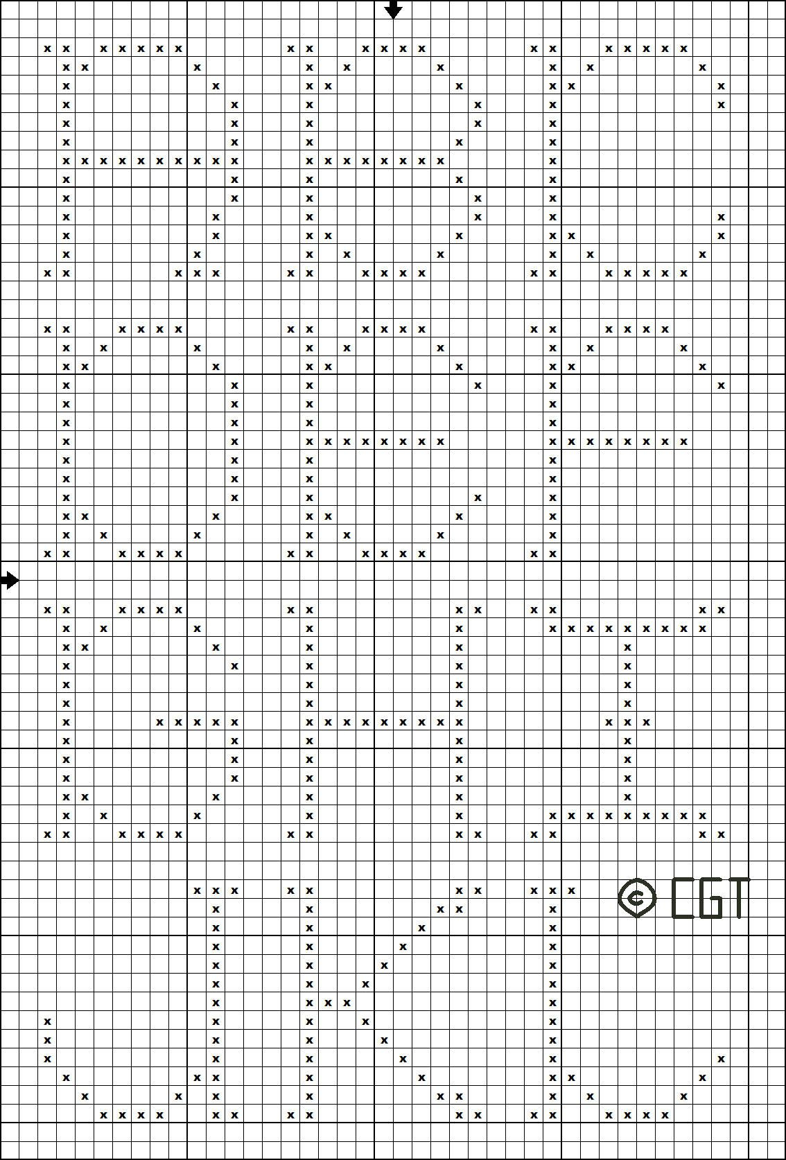 25 Free Alphabet Cross-Stitch Patterns | Cross Stitch Alphabet - Free Printable Alphabet Cross Stitch Patterns