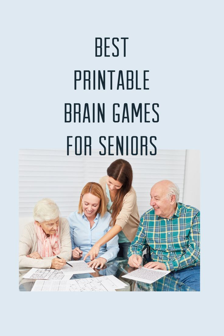 27 Best Printable Brain Games For Seniors - Fun Party Pop | Memory - Free Printable Games For Elderly