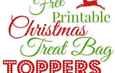 Free Printable Christmas Treat Bag Labels