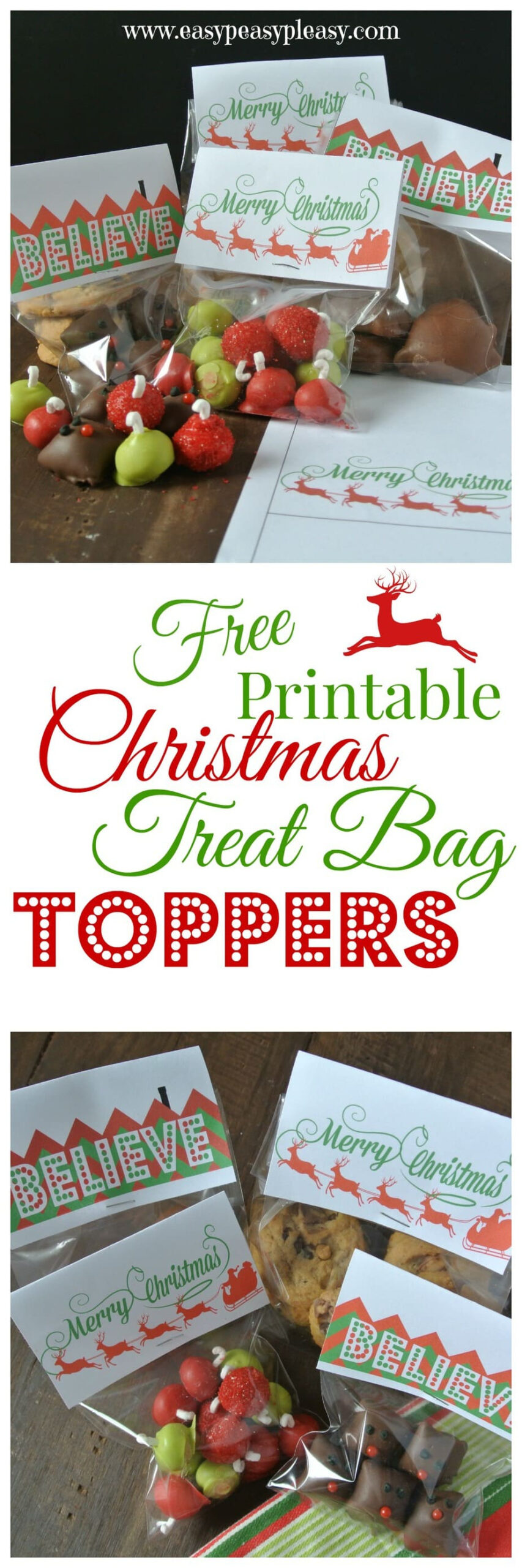3 Free Printable Christmas Treat Bag Toppers - Easy Peasy Pleasy - Free Printable Christmas Treat Bag Labels