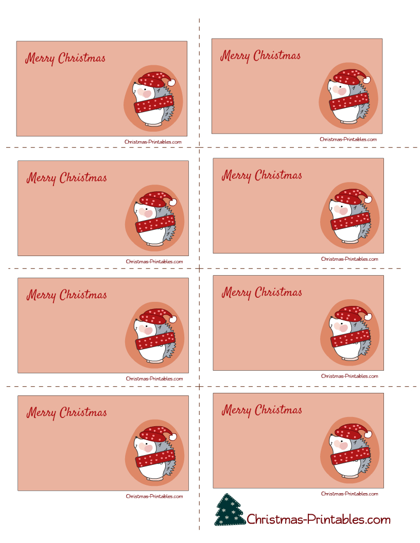 30 Free Printable Christmas Labels - Free Printable Christmas Labels Word