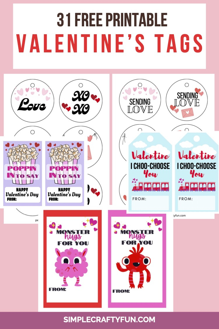 31 Free Printable Valentines Day Tags - - Free Printable Valentines Day
