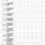 4 Free Number Tracing Worksheets 1 20 (Pdf Downloads)   Freebie   Free Printable Number Stencils 1 20