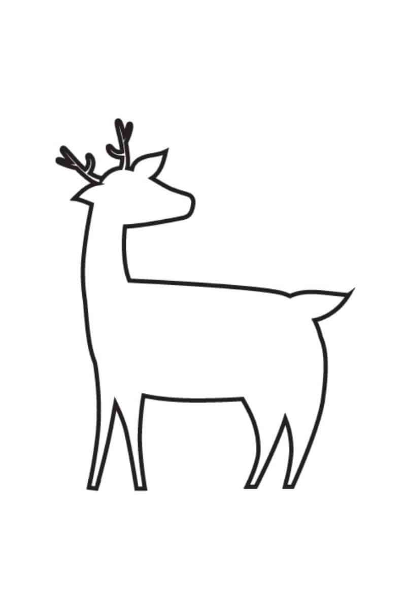 4 Free Reindeer Templates | Journey To Sahm - Free Printable Reindeer Stencils